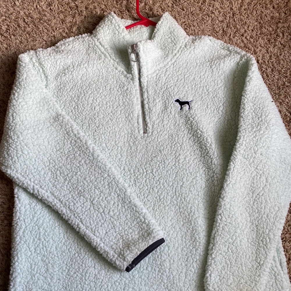 PINK Sherpa Half Zip Up